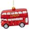 4.5" Red Double Decker London Tour Bus Christmas Ornament
